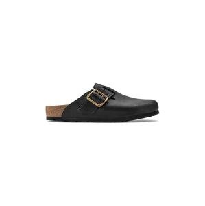 Kožne natikače Birkenstock Boston Bold Gap za muškarce, boja: crna, 1022577