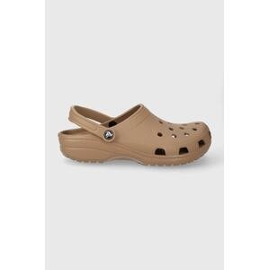 Natikače Crocs Classic boja: smeđa, 10001