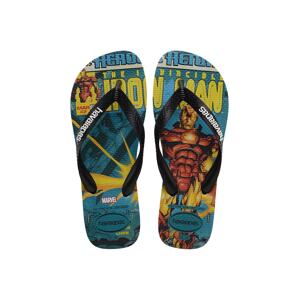Japanke Havaianas TOP MARVEL za muškarce, boja: crna, 4147012.5266