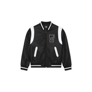 Dječja bomber jakna Karl Lagerfeld boja: crna