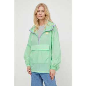 Jakna American Vintage VESTE ML za žene, boja: zelena, za prijelazno razdoblje, IKI16HE24