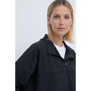 Jakna P.E Nation za žene, boja: crna, za prijelazno razdoblje, oversize