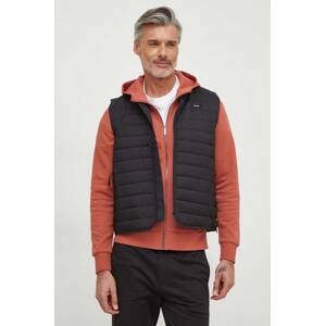 Prsluk Calvin Klein za muškarce, boja: crna, za prijelazno razdoblje, K10K112365