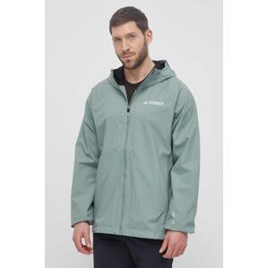 Kišna jakna adidas TERREX Multi za muškarce, boja: zelena, IN4771