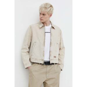 Traper jakna Dickies NEWINGTON JACKET za muškarce, boja: bež, za prijelazno razdoblje, DK0A4YQN