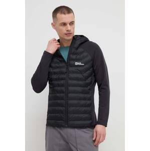 Sportska jakna Jack Wolfskin Routeburn Pro Hybrid boja: crna, 1710512