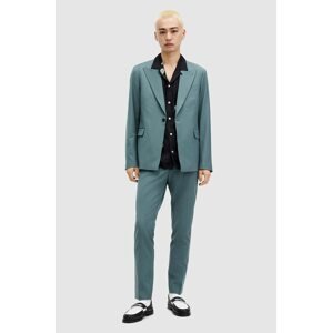 Vuneni sako AllSaints MOAD BLAZER boja: tirkizna, MJ553Z