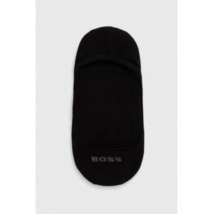 Čarape BOSS 2-pack za žene, boja: crna, 50510770
