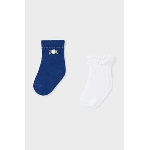 Čarapice za bebe Mayoral 2-pack boja: tamno plava