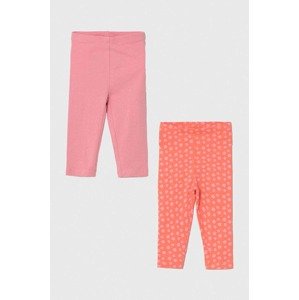Tajice za bebe zippy 2-pack boja: narančasta, s uzorkom