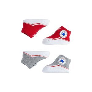 Čarapice za bebe Converse 2-pack boja: crvena