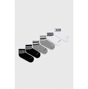 Dječje čarape Converse 6-pack boja: siva
