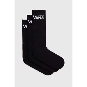 Čarape Vans 3-pack za muškarce, boja: crna