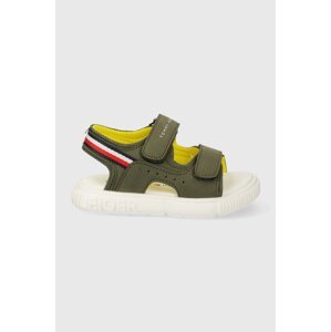 Dječje sandale Tommy Hilfiger boja: zelena