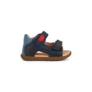 Dječje kožne sandale Geox SANDAL MACCHIA boja: tamno plava