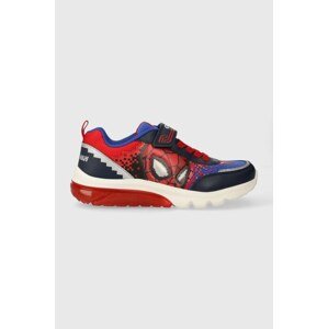 Dječje tenisice Geox x Marvel, CIBERDRON boja: crvena