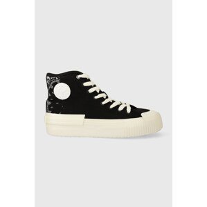 Tenisice Pepe Jeans PLS31554 za žene, boja: crna, SAMOI DIVIDED