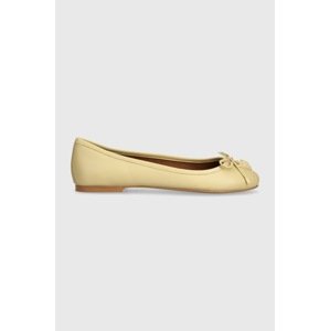 Kožne balerinke Kurt Geiger London Eagle Ballerina Drench boja: bež, 2121142109