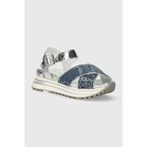 Sandale Liu Jo LIU JO MAXI WONDER SANDAL 11 za žene, boja: srebrna, s platformom, BA4105EX259S3254