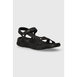 Sandale Skechers GO WALK FLEX za žene, boja: crna