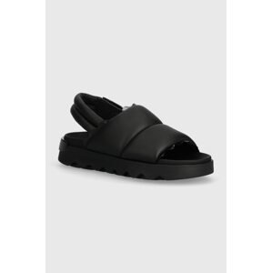 Kožne sandale Sorel VIIBE SLINGBACK za žene, boja: crna, 2069941010