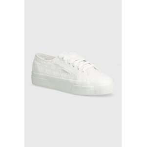 Tenisice Superga 2740 FLOWER SANGALLO za žene, boja: bijela, S2148KW