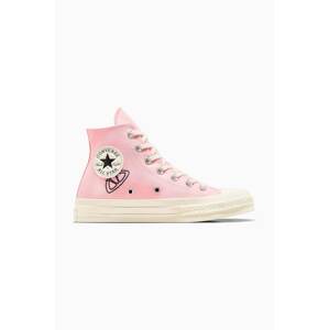 Tenisice Converse Chuck 70 za žene, boja: ružičasta, A07558C