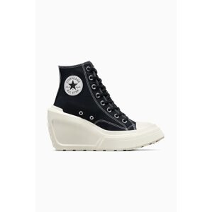 Tenisice Converse Chuck 70 De Luxe Wedge za žene, boja: crna, A06478C