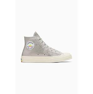 Tenisice Converse Chuck 70 Hi Pride za žene, boja: srebrna, A10214C