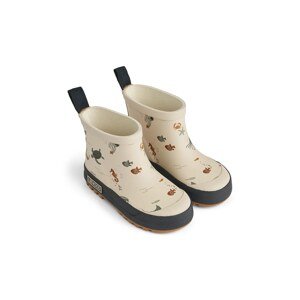 Dječje gumene čizme Liewood Tekla Printed Rainboot boja: bež