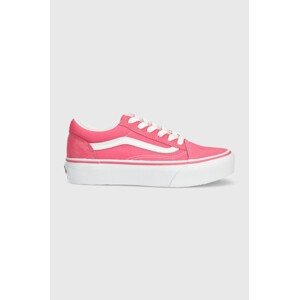 Dječje tenisice Vans Old Skool Platform boja: ružičasta