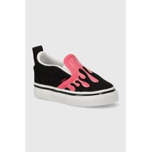Dječje tenisice Vans TD Slip-On V boja: crna
