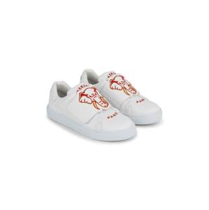 Dječje kožne tenisice Kenzo Kids boja: bijela