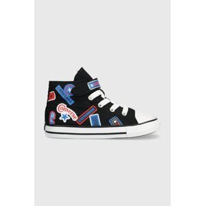Dječje tenisice Converse boja: crna