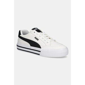 Dječje tenisice Puma Court Classic Vulc FS JR boja: bijela