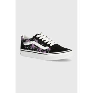 Dječje tenisice Vans boja: crna