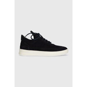 Tenisice od brušene kože Filling Pieces Low Top Suede Organic boja: tamno plava, 10122791658