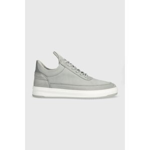 Tenisice od nubuk kože Filling Pieces Low Top Base boja: siva, 10120591288
