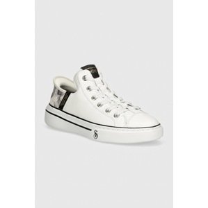 Kožne tenisice Skechers SKECHERS X SNOOP DOGG za muškarce, boja: bijela