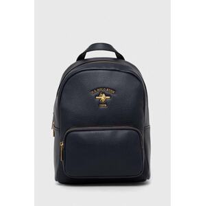 Ruksak U.S. Polo Assn. za žene, boja: tamno plava, mali, bez uzorka