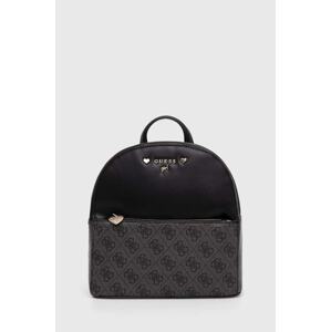 Dječji ruksak Guess boja: crna, mali, s uzorkom