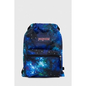 Vrećica Jansport boja: tamno plava, s uzorkom