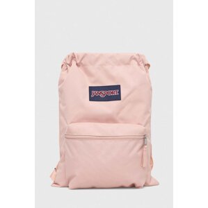 Ruksak Jansport boja: ružičasta, s aplikacijom