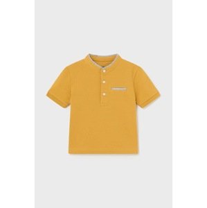 Polo majica za bebe Mayoral boja: žuta, bez uzorka