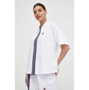 Polo majica Fila za žene, boja: bijela