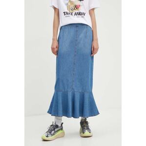 Traper suknja Moschino Jeans maxi, širi se prema dolje, 0123.3740