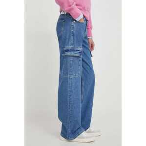 Traperice Calvin Klein Jeans za žene, visoki struk, J20J223688