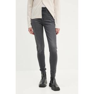 Traperice Levi's 721 HIGH RISE SKINNY za žene, boja: crna