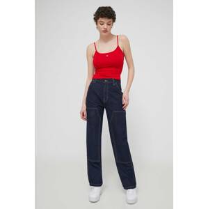 Traperice Dickies MADISON DOUBLE KNEE DENIM W za žene, visoki struk, DK0A4YGL
