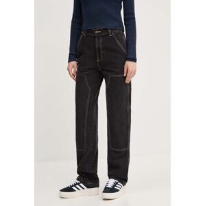 Traperice Dickies MADISON DOUBLE KNEE DENIM W za žene, visoki struk, DK0A4YGL